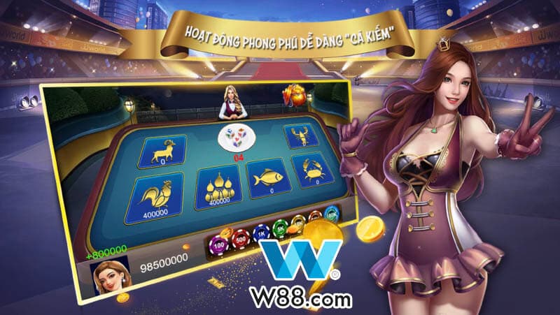 Bầu Cua W88 – Game Cá Cược Được Yêu Thích Bởi Bet Thủ Việt Bầu cua W88 là gì ?