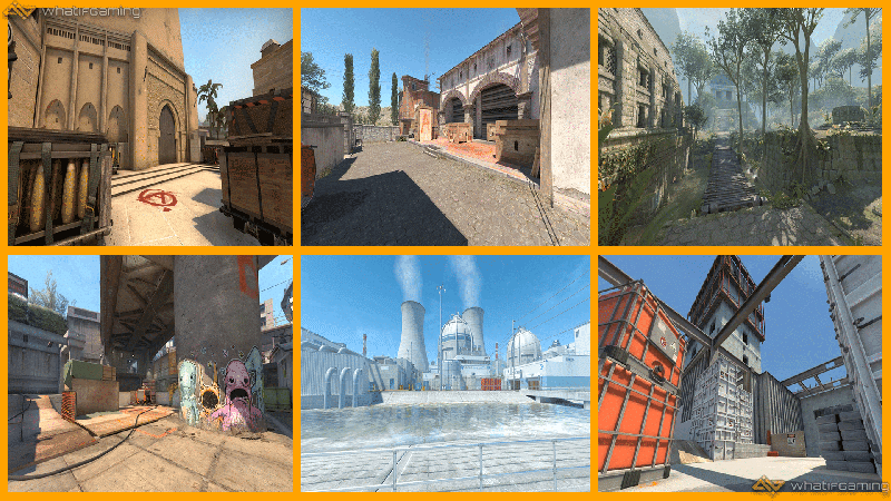 Esport CS GO là gì ? Cách Chơi Cá Cược CS:GO Dành Cho Newbie Hệ thống map chơi