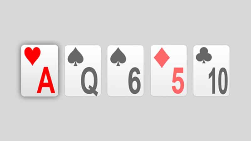 Thứ Tự Bài Poker Từ A – Z Không Phải Ai Cũng Biết High Card poker