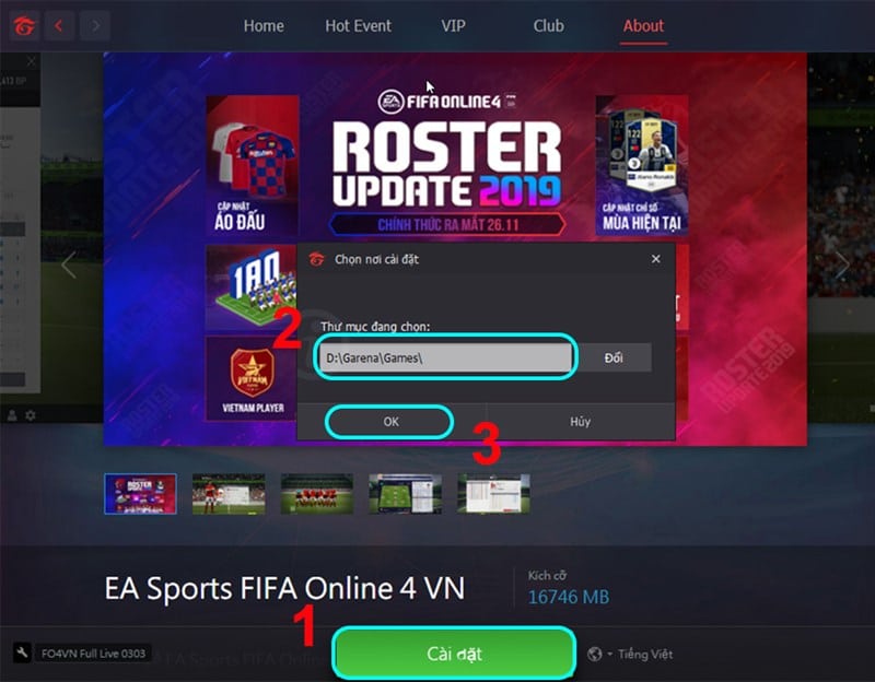Cách Tải Fifa Online 4 Về PC Nhanh Nhất tien hanh cai dat fo4